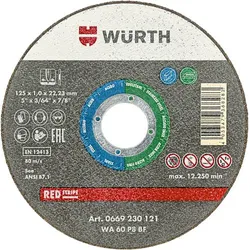 REZNA PLOČA INOX 1MM D125X22,23 W | Pinel Krk