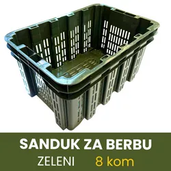 SANDUK ZA BERBU ZELENI 8KOM | Pinel Krk