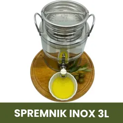 SPREMNIK 3L INOX ZA ULJE | Pinel Krk