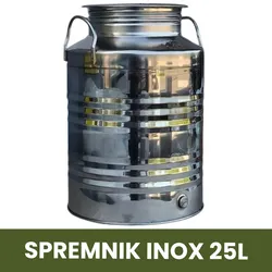 SPREMNIK INOX 25L ZA ULJE | Pinel Krk
