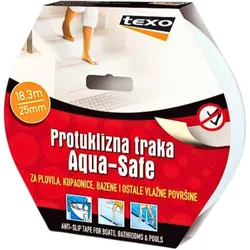 TRAKA ZAŠTITNA PROTUKLIZNA AQUA SAFE BIJELA 25MM / KOMAD | Pinel Krk