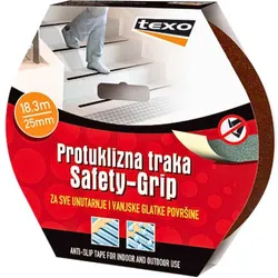 TRAKA ZAŠTITNA PROTUKLIZNA SMEĐA 20MMX60CM | Pinel Krk