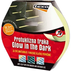 TRAKA ZAŠTITNA PROTUKLIZNA GLOW 25MM*18,3 ŽUTA | Pinel Krk