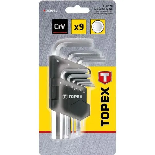 TOPEX SET IMBUSA 1,5-10MM