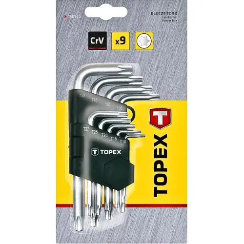 TOPEX SET TORX KLJUČEVA T10-T50