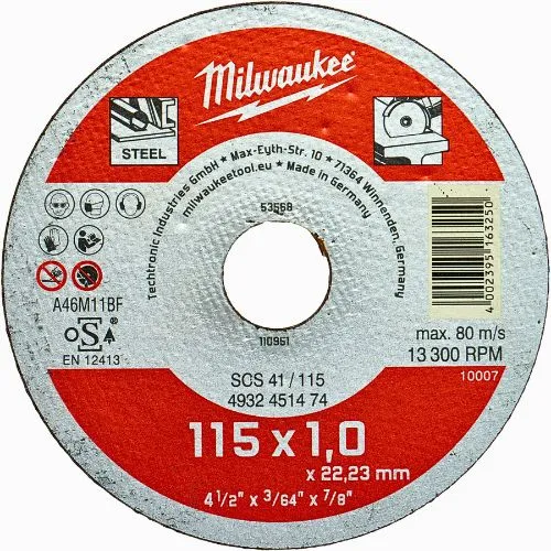 MWK REZNA PLOČA 115X1MM