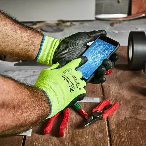 MWK RUKAVICE HI-VIS CUT B 10/XL