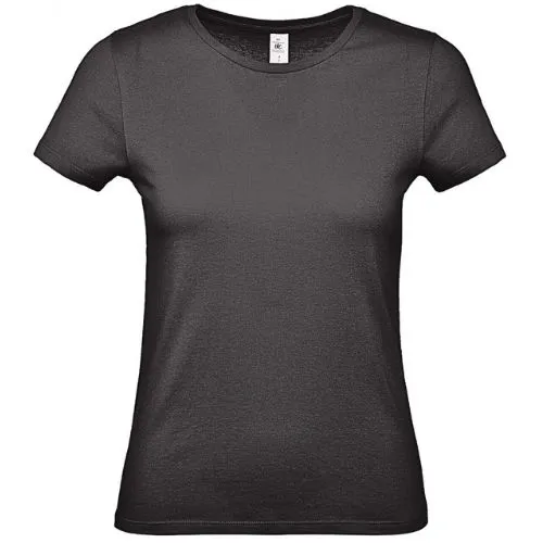 MAJICA T-SHIRT B&C E150 CRNA ŽENSKA M