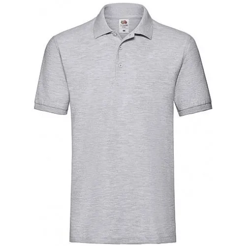 OUTLET MAJICA POLO FRUIT OF THE LOOM PREMIUM 180g HEATHER GREY L