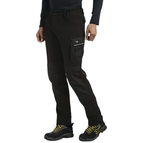 HLAČE DIADORA CARBON SOFTSHELL CRNE XL
