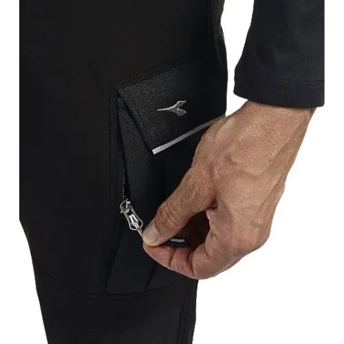 HLAČE DIADORA CARBON SOFTSHELL CRNE XL