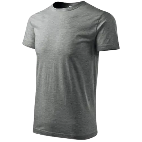 MAJICA T-SHIRT ADLER BASIC 129 TAMNO SIVA MELANŽ S