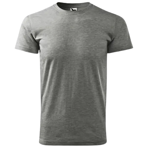 MAJICA T-SHIRT ADLER BASIC 129 TAMNO SIVA MELANŽ S