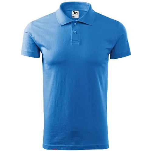 MAJICA POLO ADLER 202 SINGLE JERSEY AZURNO PLAVA M