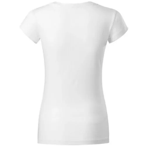 OUTLET MAJICA T-SHIRT ADLER FIT V-NECK ŽENSKA BIJELA