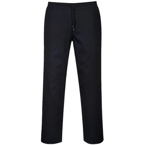 HLAČE KUHARSKE DRAWSTRING C070 CRNE M