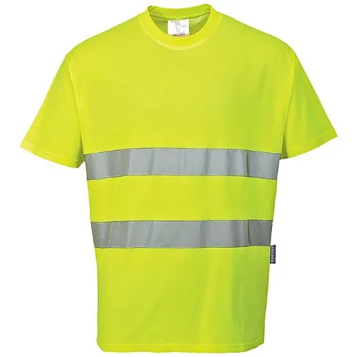 MAJICA VISOKE VIDLJIVOSTI COTTON COMFORT S172 ŽUTA L