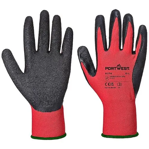 RUKAVICE FLEX GRIP LATEX A174 CRVENO/CRNE XL