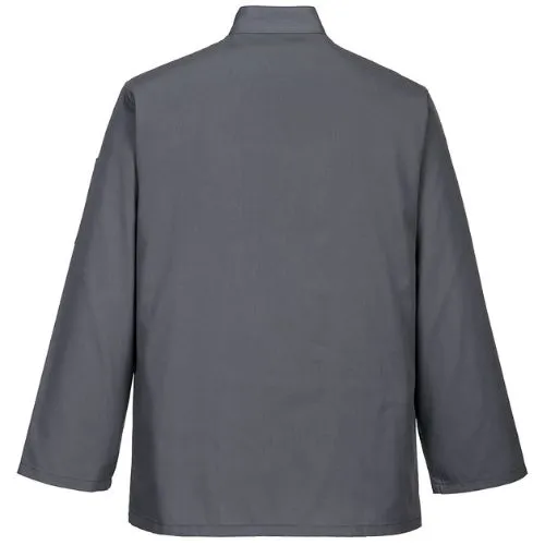 BLUZA KUHARSKA SUFFOLK C833 SIVA M
