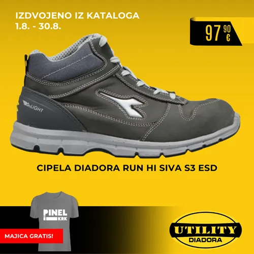CIPELA DIADORA RUN HI SIVA S3 ESD 36