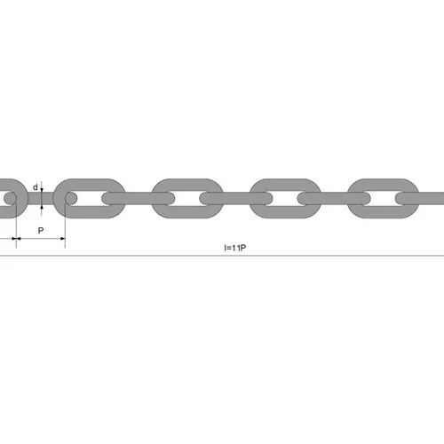 LANAC INOX 6MM DIN 5685A NA KOLUTU
