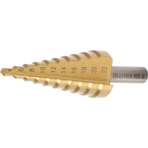 BGS SVRDLO STEPENASTO 4-22MM TIN 1618