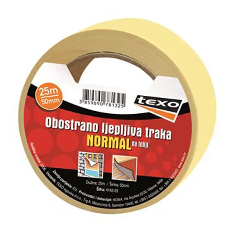 TRAKA OBOSTRANO LJEPLJIVA NA FOLIJI 50MMX25M