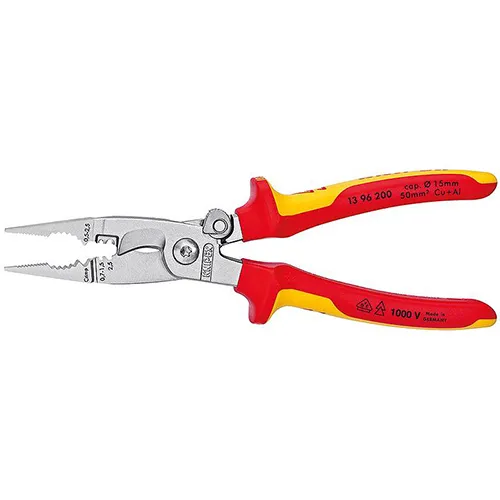 KNIPEX KLIJEŠTA ELEKTROINSTALACIJSKA S KOČNICOM VDE