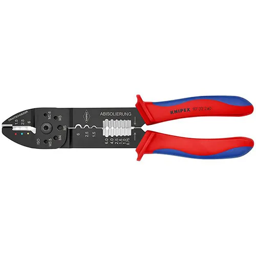 KNIPEX KLIJEŠTA ZA KABEL STOPICE IZOL+NEIZOL 1,5+2,5+6MM2