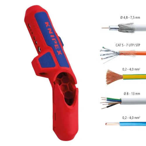 KNIPEX SKIDAČ IZOLACIJE ZA INDUSTRIJSKE KABELE 8-13MM