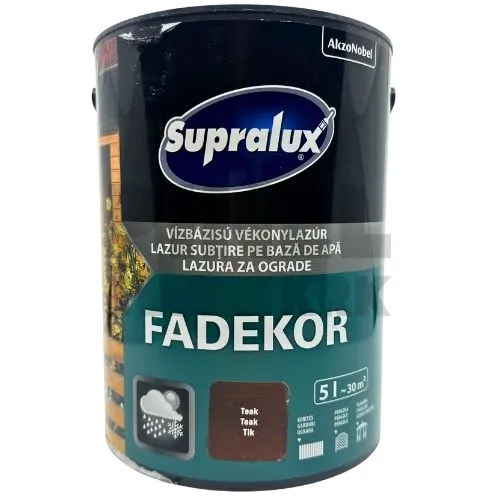 SUPRALUX FADEKOR TIKOVINA 5L