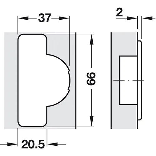 SPOJNICA RAVNA DUOMATIC PUSH 48/6