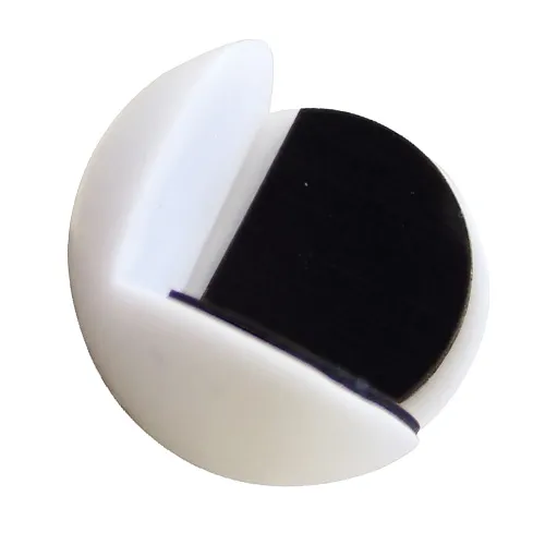 ODBOJNIK ZA VRATA ZA KUT PVC BIJELI 25MM 2/1