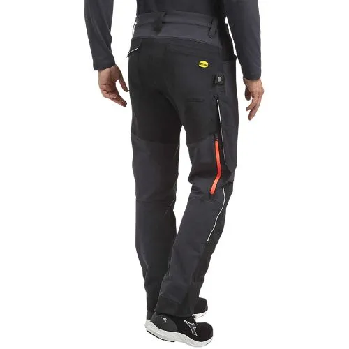 HLAČE DIADORA HYBRID CRNO SIVE S