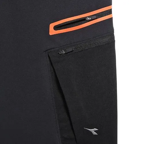 HLAČE DIADORA HYBRID CRNO SIVE S