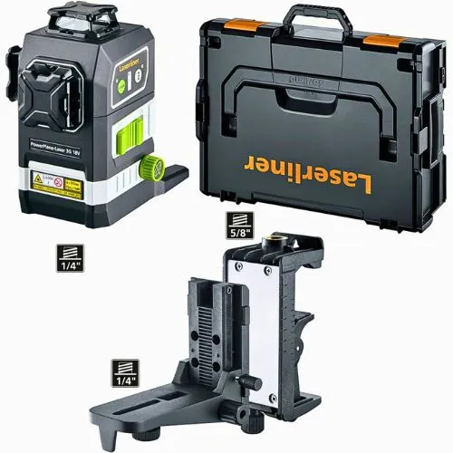 LASER 3D GREEN POWERPLANE AKU 18V