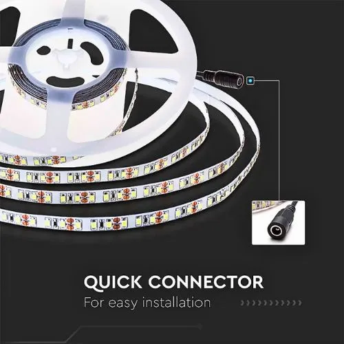 LED TRAKA 7.5W/M 120LED/M 3000K 12V IP20 24V