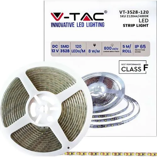 LED TRAKA 8W/M 120LED/M 4000K IP65