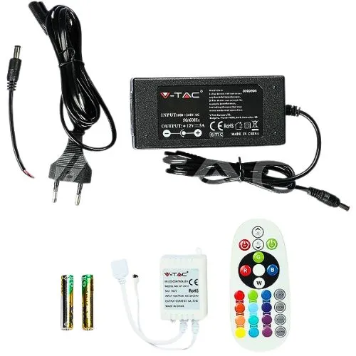 LED TRAKA SET 7W/M RGB 60LED/M 12V 5M IP20