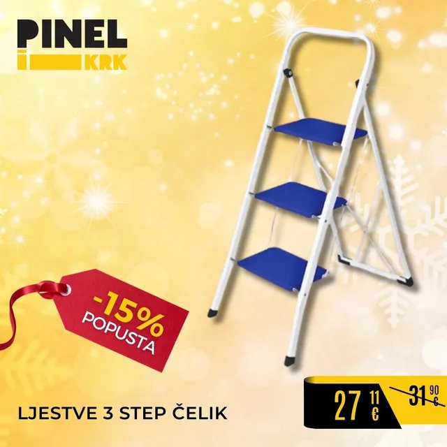LJESTVE 3 STEP ČELIK