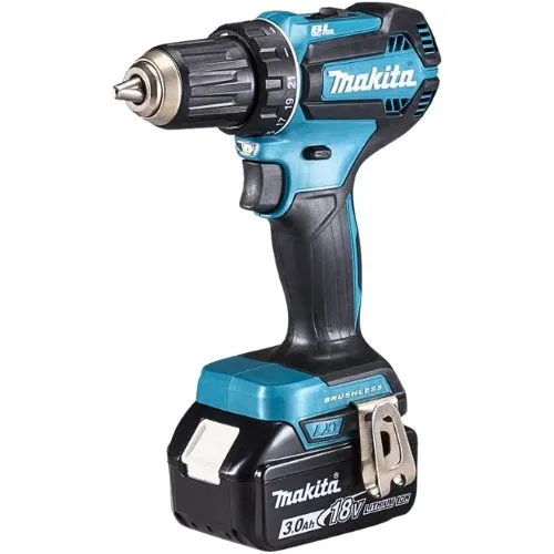MAKITA DDF485RFJ AKU BUŠILICA-ODVIJAČ (18V, li-ion, BL, 2X3.0Ah)