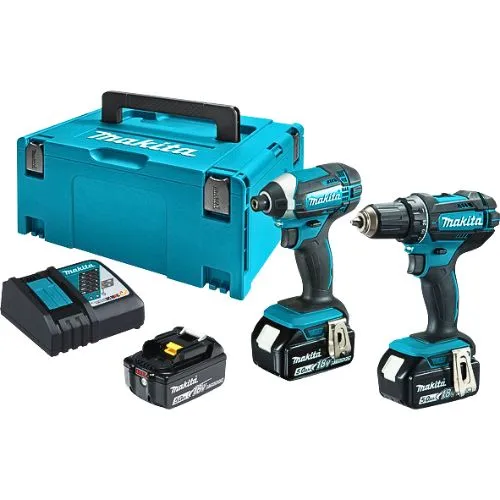 MAKITA DLX2127TJ1 AKU SET (DDF482+DTD152+BL1850x3)