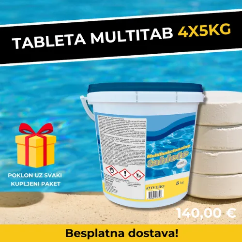 IVERO TABLETA MULTITAB 4x5kg