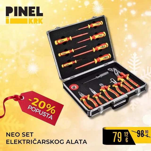 NEO SET ELEKTRIČARSKOG ALATA