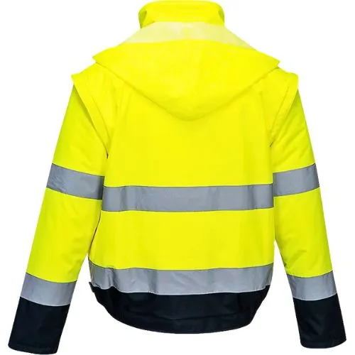 OUTLET JAKNA HI VIS 2U1 ESSENTIAL C464 ŽUTO/T.PLAVA L