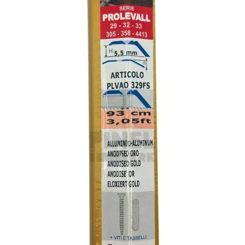 PRAG ALU ZLATO RUPE 8MM 0.9M