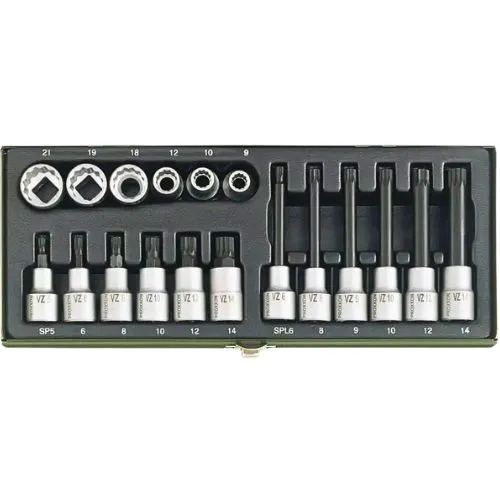 PROXXON SET NASADNIH KLJUČEVA ZVIJEZDA XZN 18 DIJELA