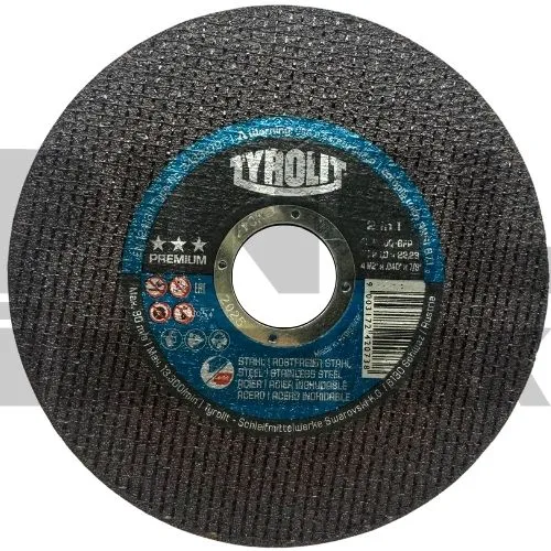 REZNA PLOČA TYR. INOX I ČELIK PREMIUM 125X1,6X22,23