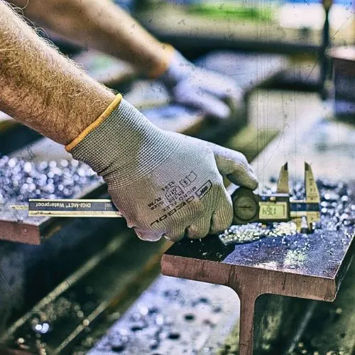 RUKAVICE NANO FLEX SIVA 8 - 5/1