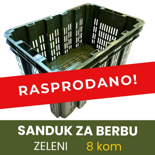 SANDUK ZA BERBU ZELENI 8KOM